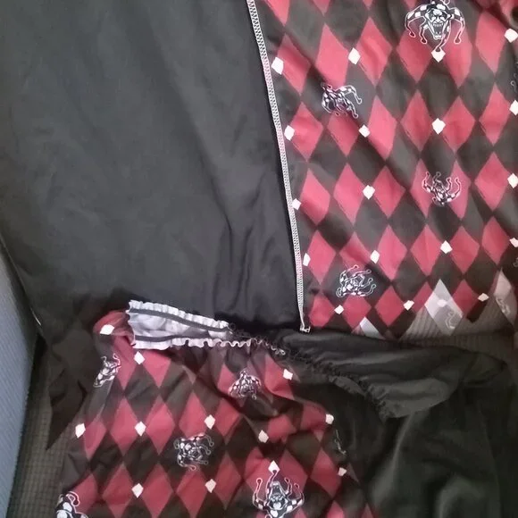 Halloween Sinister Jester joker Costume MEN SIZE LARGE - Picture 7 of 9